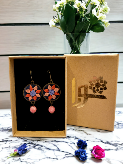 Earrings | گوشواره بافت دایره