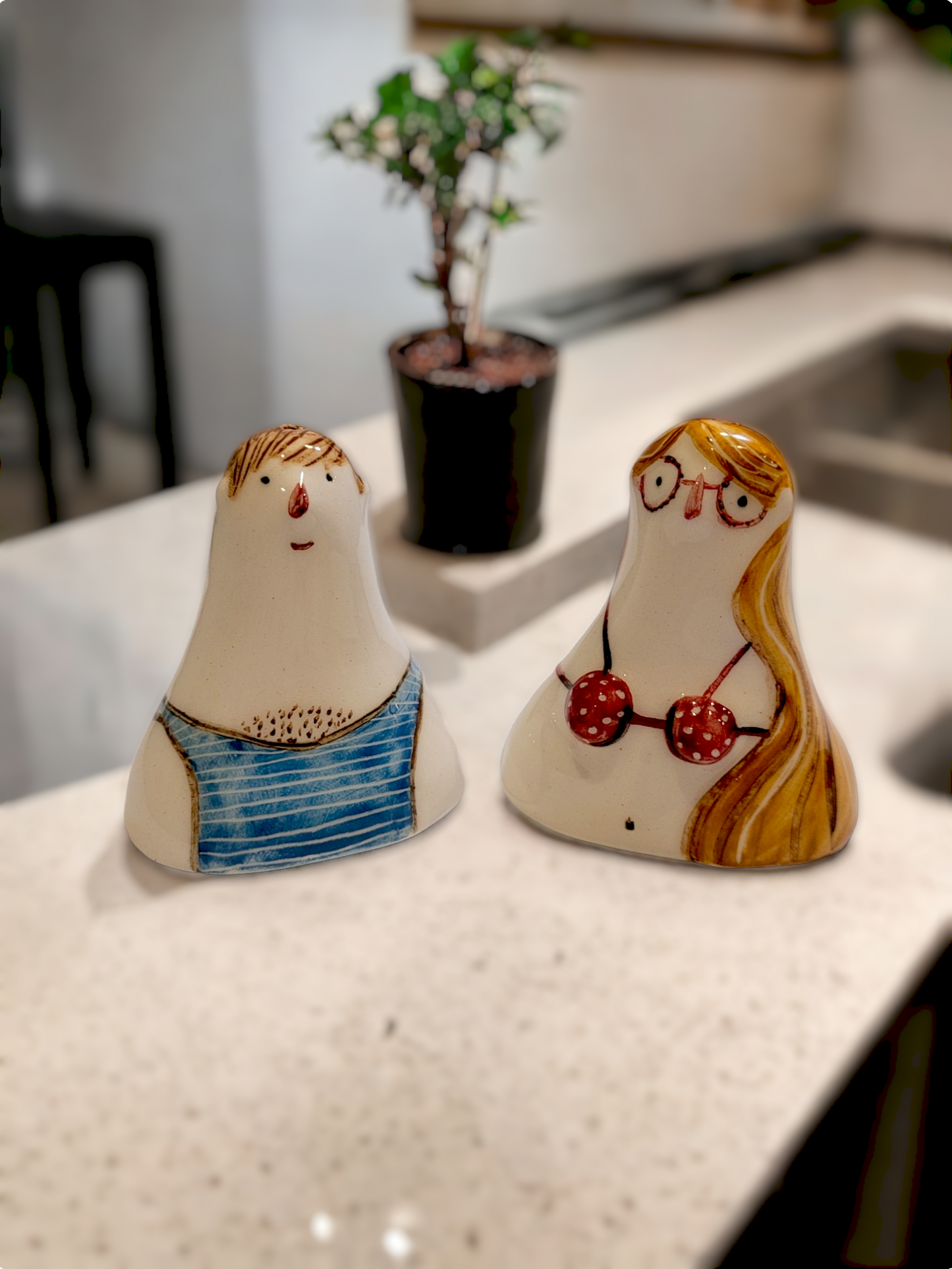 Salt & Pepper Shakers | ست نمکدون خانم سوتینی و آقای رکابی