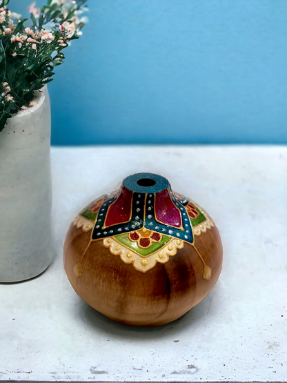 Mini Wooden Vase |  مینی گلدان چوبی